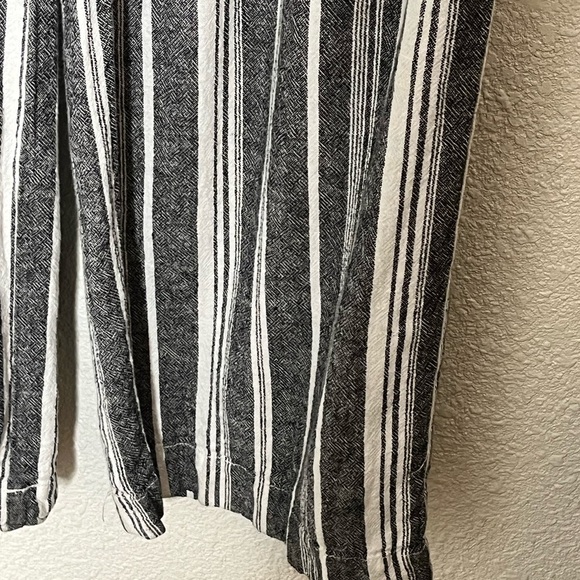 Briggs Linen & Rayon Blend Striped Wide Leg Pants Sz XL - Picture 4 of 6